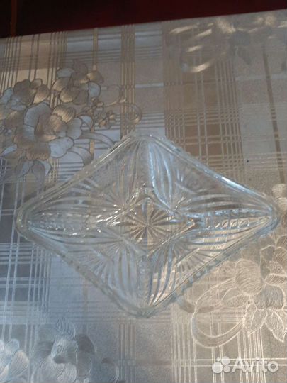 Ваза хрустальная большая СССР