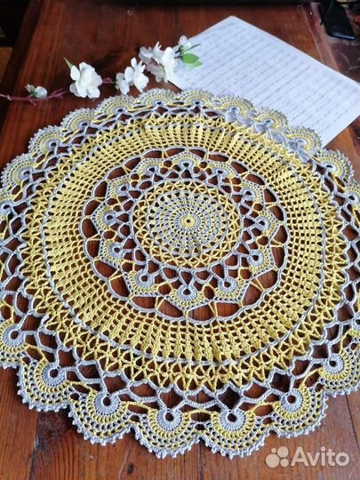 Салфетка крючком