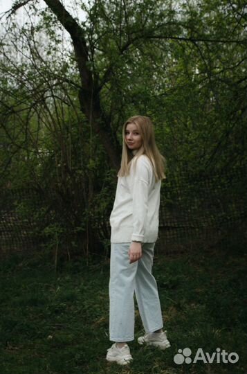 Джинсы женские широкие 44