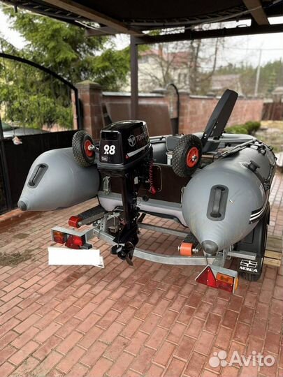 Продам комплект пвх лодку, мотор + прицеп