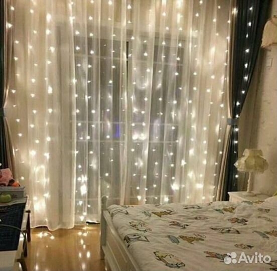 Гирлянда штора