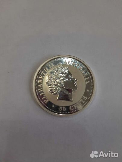 50 центов австралия 999 серебро