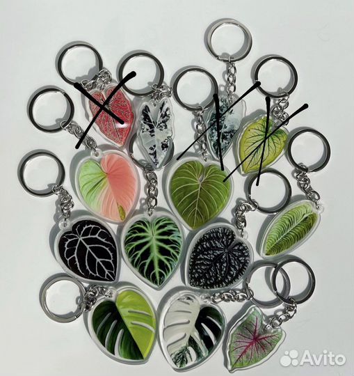 Брелок для ключей цветы