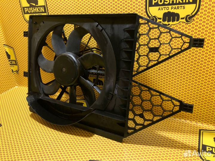 Вентилятор радиатора в сборе с диффузором Volkswagen Polo