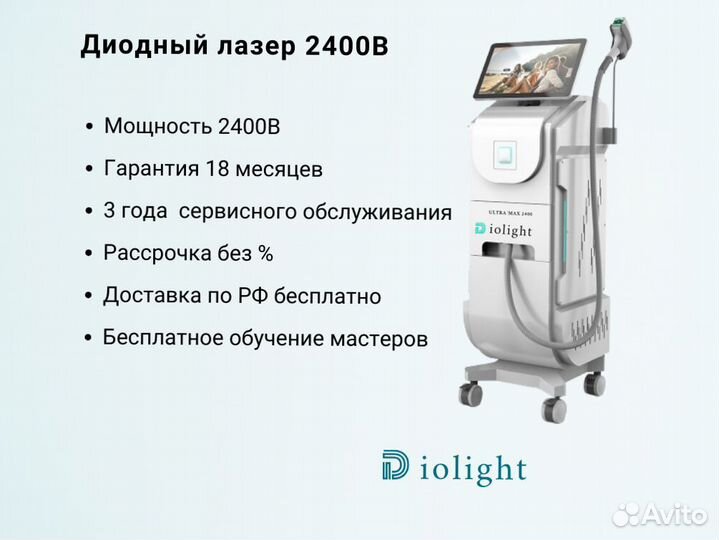 Диодный лазер Ultra'Max 2400, новый, гарантия