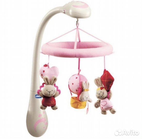 Детский мобиль (карусель) в кроватку chicco