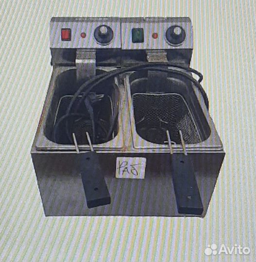 Фритюрница Gastrorag deep fryer 4+4l