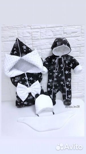 Комплект на выписку (комбинезон 56-62 см)