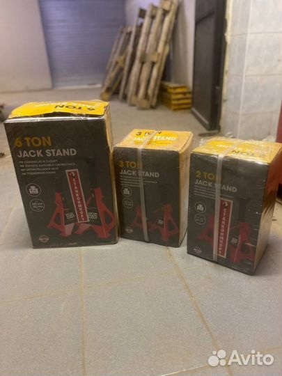 Подставка под автомобиль страховочная 2 шт