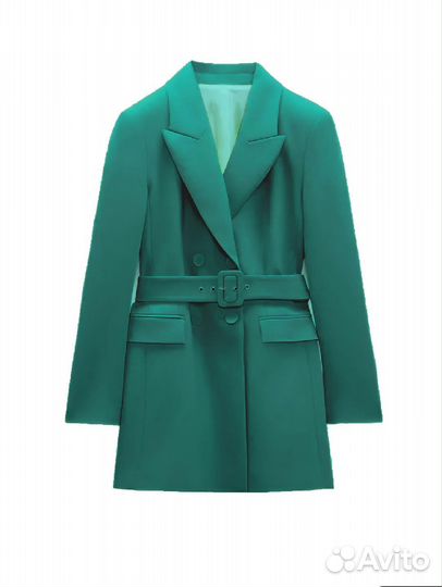 Пиджак изумрудный