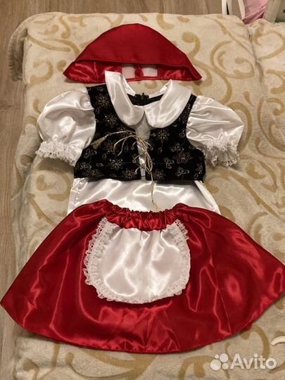 Карнавальный костюм для девочки Красная шапочка