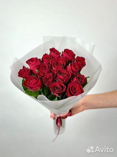 Букет из красных роз Мадам Ред с доставкой