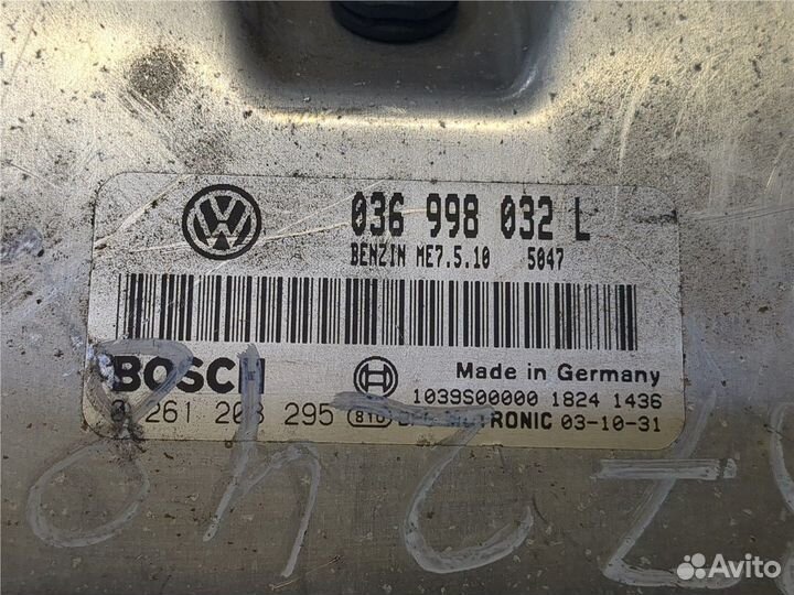 Блок управления двигателем Volkswagen Golf 4, 2001