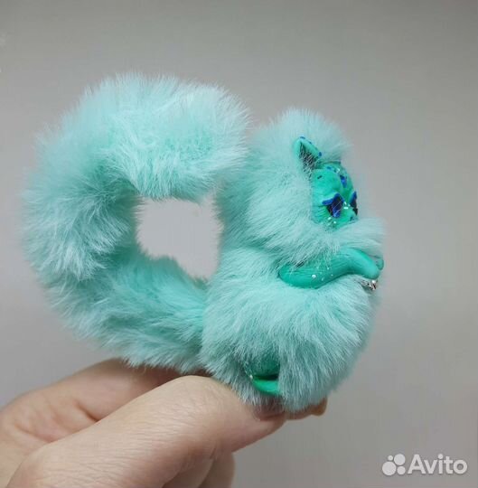 Миниатюрный мятный кот