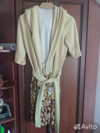 Халат махровый женский