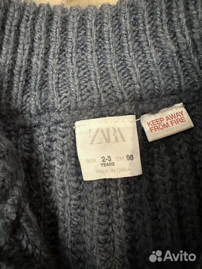 Свитер zara 98-104