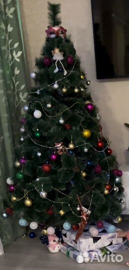 Елка искусственная 180 см бу