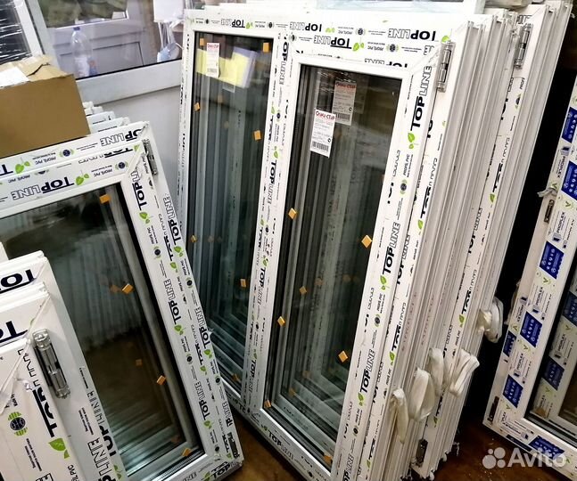 Готовые окна 120х120 пластиковые