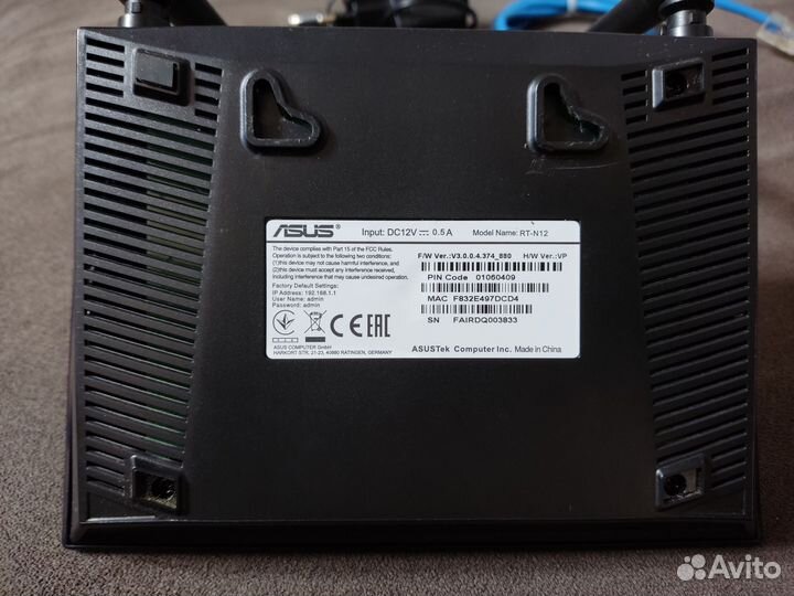 Wifi Роутер asus rt n12