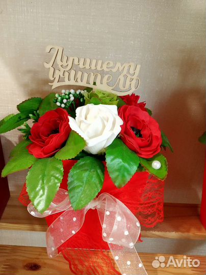 Мыльные розы,букеты, мыло ручной работы