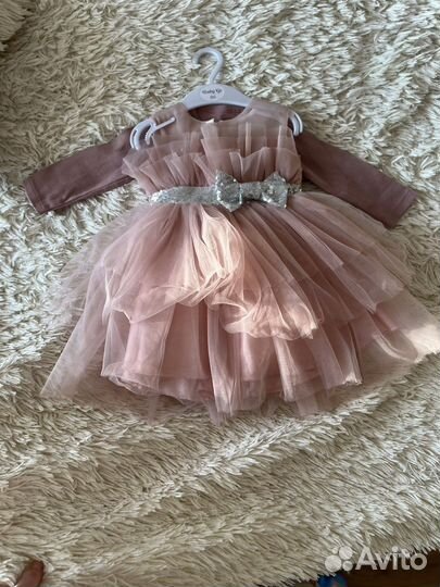 Платье для девочки 86
