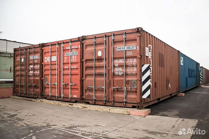 Хранение морских контейнеров, бытовок