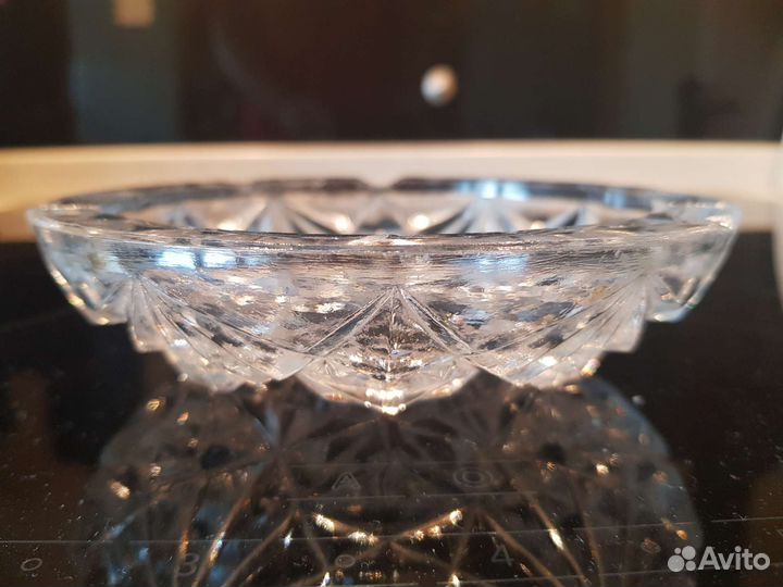 Пепельница хрустальная настольная