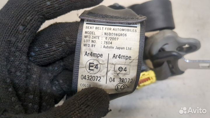 Ремень безопасности Honda Accord 7, 2007