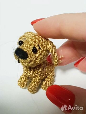 Собачка вязанная
