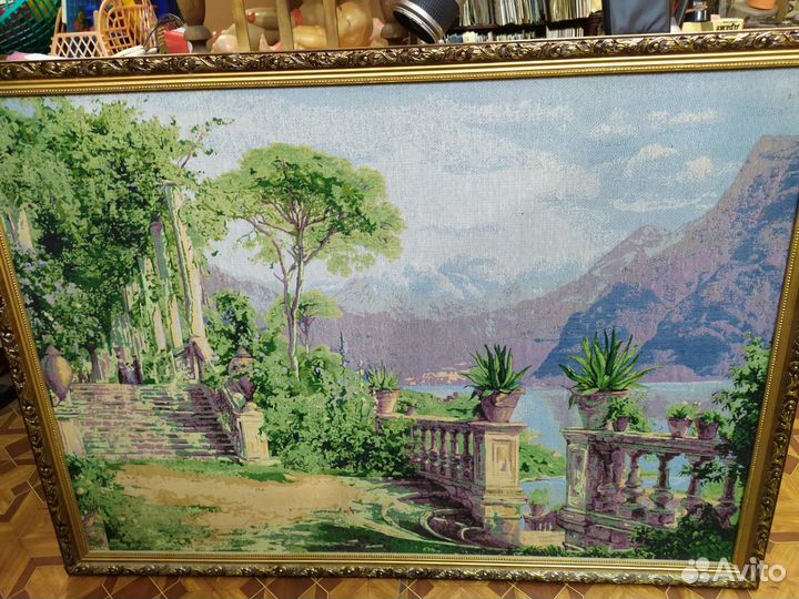 Картины в раме гобелен,вышивка