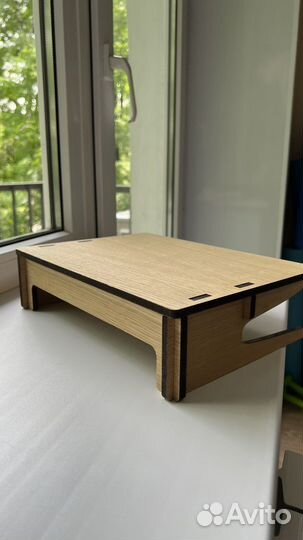 Подставка для ноутбука деревянная складная