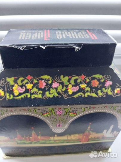 Коробка от духов Черный Ларец 1960гг