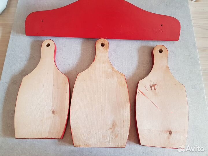 Набор разделочных досок. Хохломская роспись