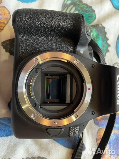 Зеркальный фотоаппарат canon eos 2000d