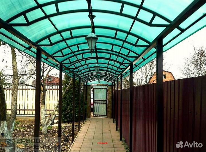 Навесы для автомобиля под ключ