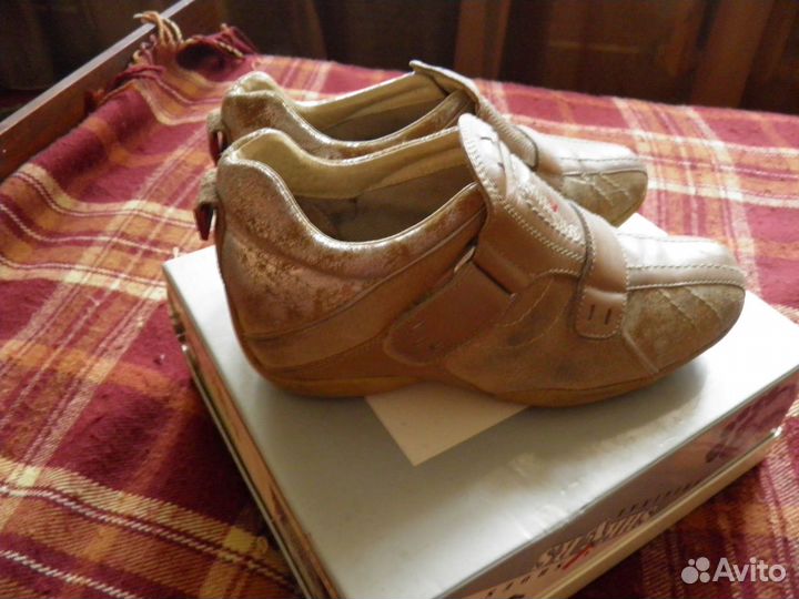 Туфли кожаные, классика, сникерсы, бу