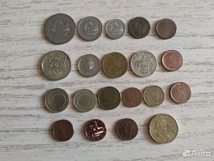 Набор монет Европа