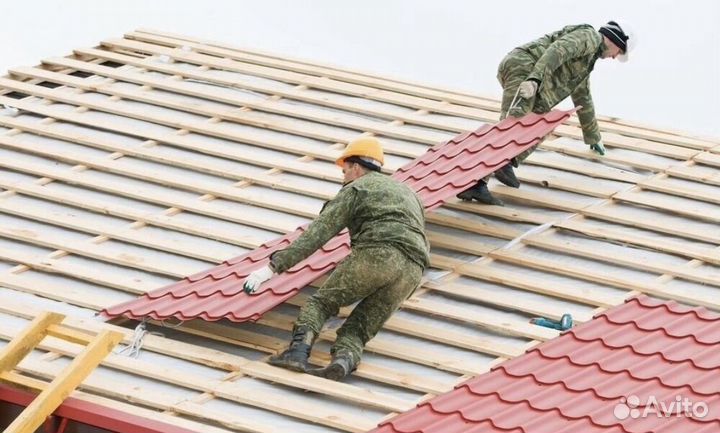 Крыша кровельные работы