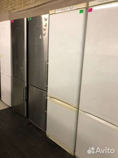 Холодильник б/у с гарантией: металлические, серые