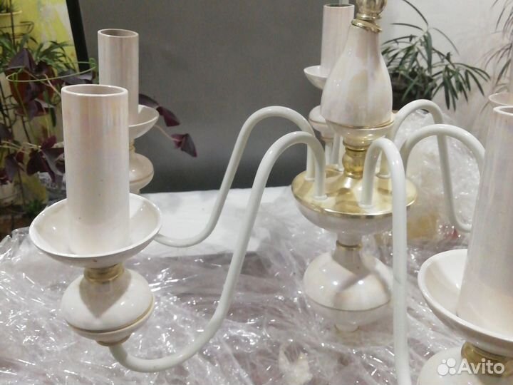 Люстра потолочная подвесная бу