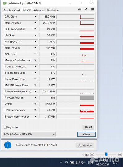 Gainward gtx 750 1gb ddr5