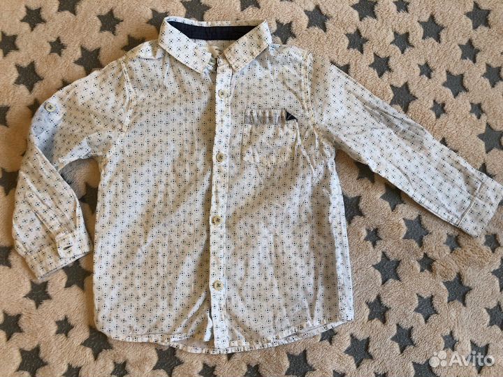 Рубашка zara sinsay 92 98