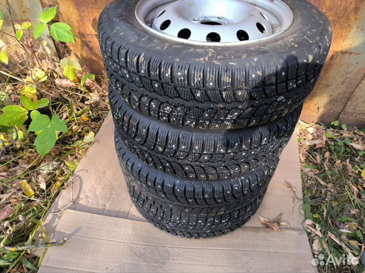 Колеса в сборе r14 зимние на ваз