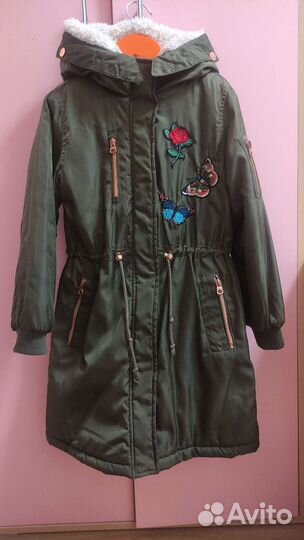 Пальто для девочки 128