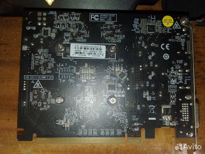 Видеокарта rx550