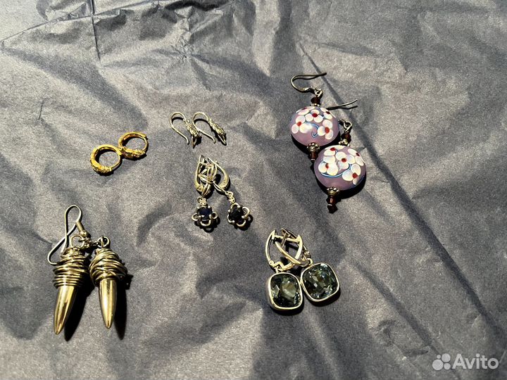 Серьги в ассортименте