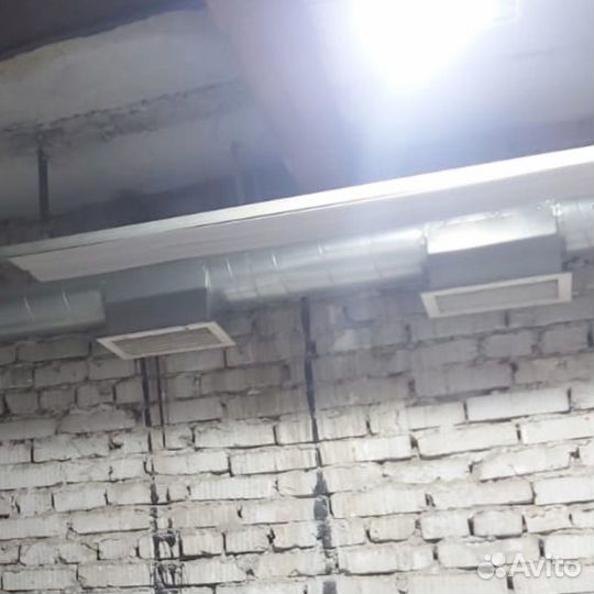 Монтаж систем вентиляции и кондиционирования