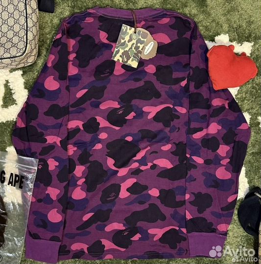 Лонгслив, кофта Bape Camo оригинал