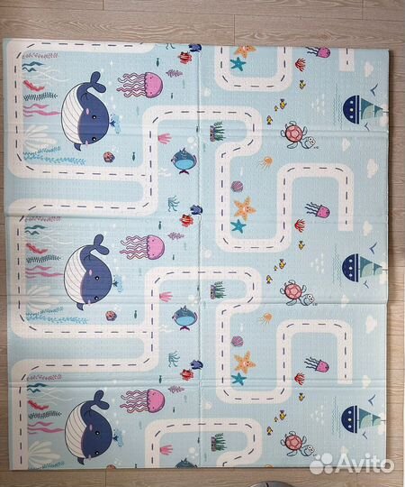 Детский складной термоковрик 200х180х1 см Новый