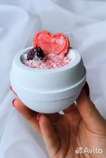 Бомбочка для ванны ручной работы